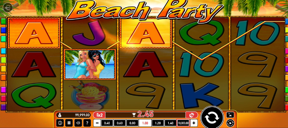 beach party slot machine