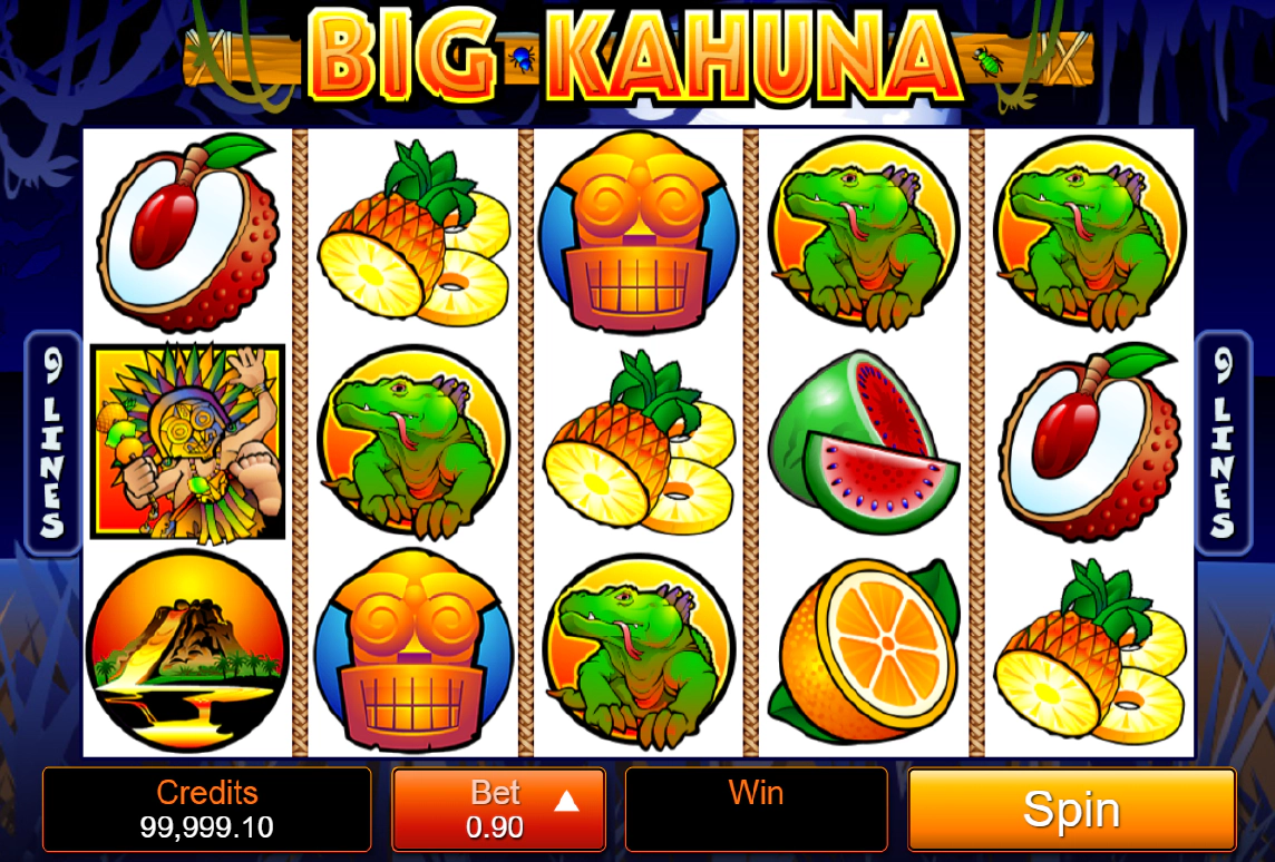 big kahuna slot machines